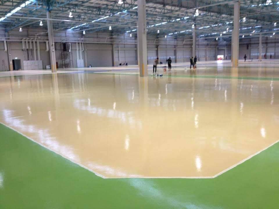 งานพื้น Epoxy coating @อีสเทิร์นซีบอร์ด ระยอง