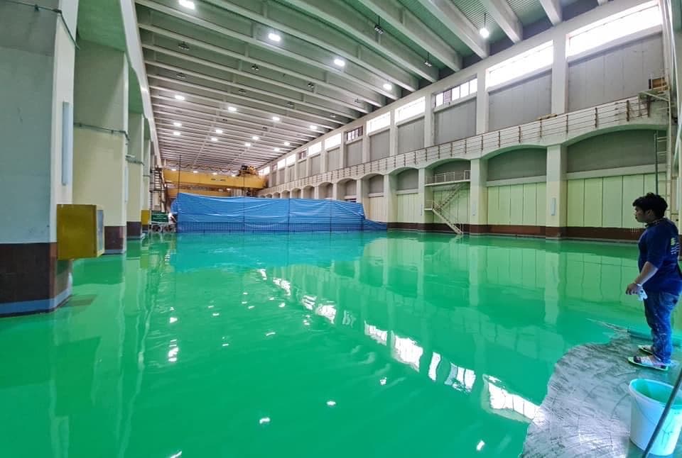 งานพื้น Epoxy self leveling 