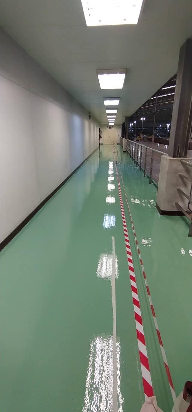 งานพื้น Epoxy self leveling 