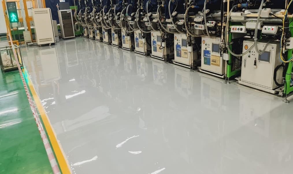 งานพื้น Epoxy self leveling 