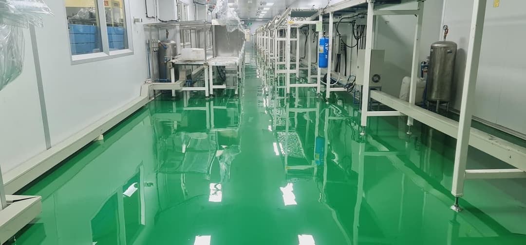 งานพื้น Epoxy self leveling 