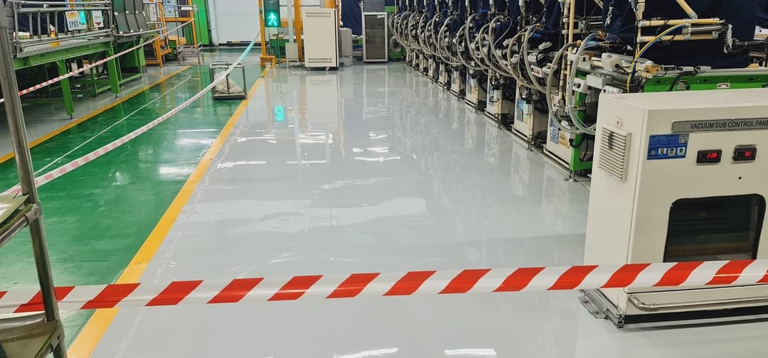 งานพื้น Epoxy self leveling 