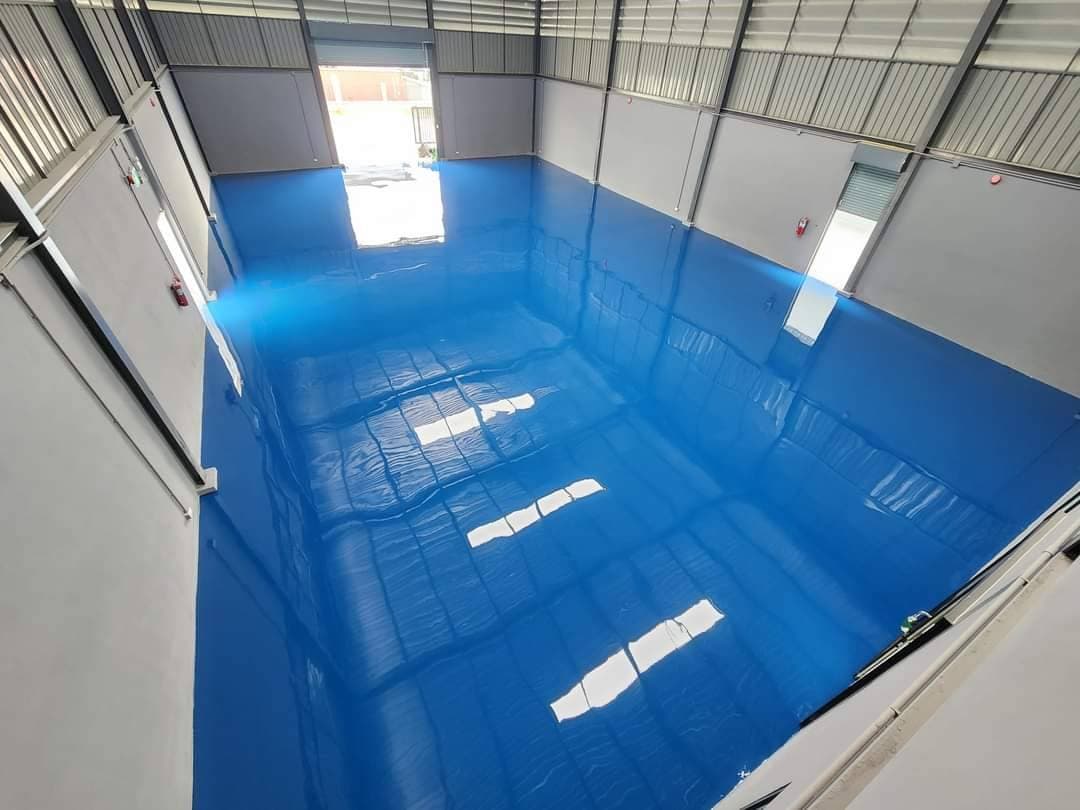 งานพื้น Epoxy self leveling 